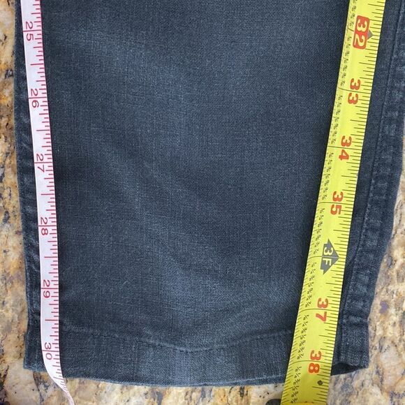 ❤️Last Chance Lilly Pulitzer Linen Pull On Drawstring Waist Straight Leg Pants - Picture 9 of 10